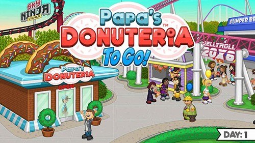 Papa's Donuteria To Go最新版-游戏截图1