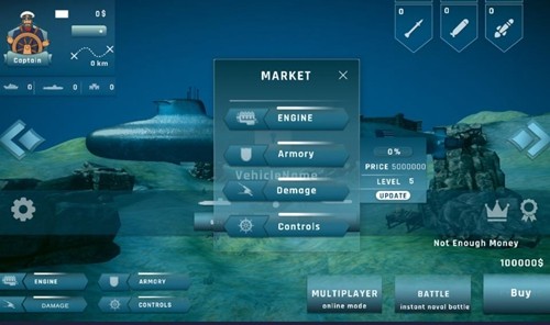 潜艇模拟器2游戏手机版-游戏截图1